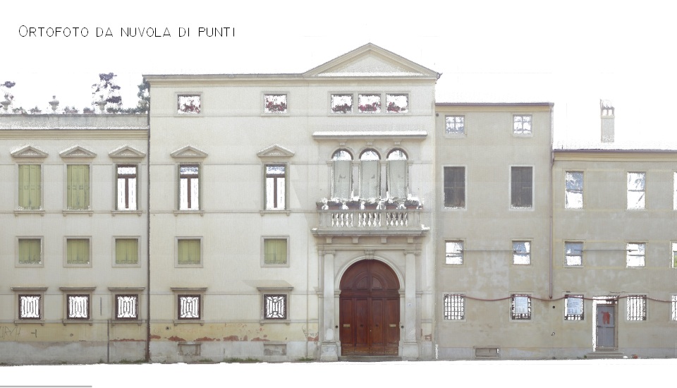 Prospetto con laser scanner Brescia