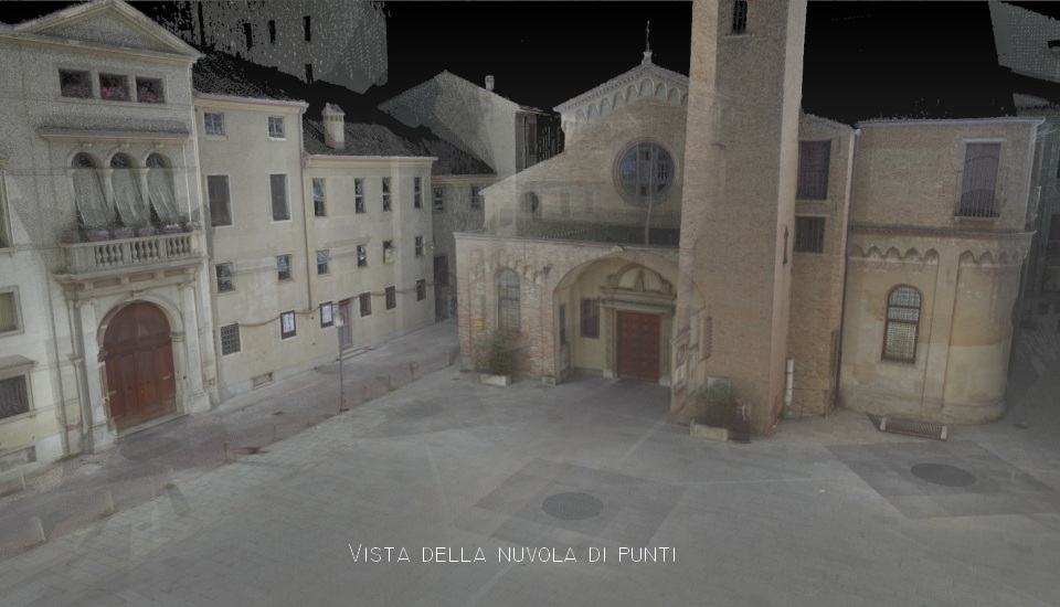 Nuvola punti laser scanner Lecco
